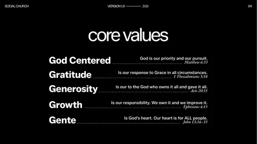 Core values