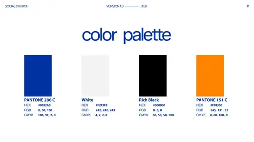 Colour palette