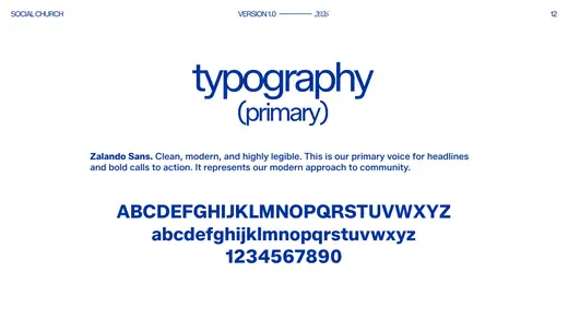 Typography — primary