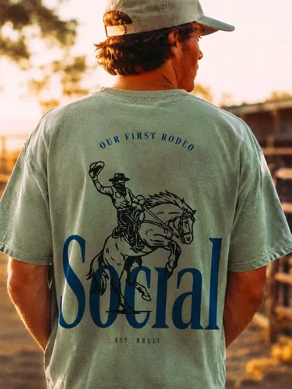 &ldquo;Our First Rodeo&rdquo; launch tee